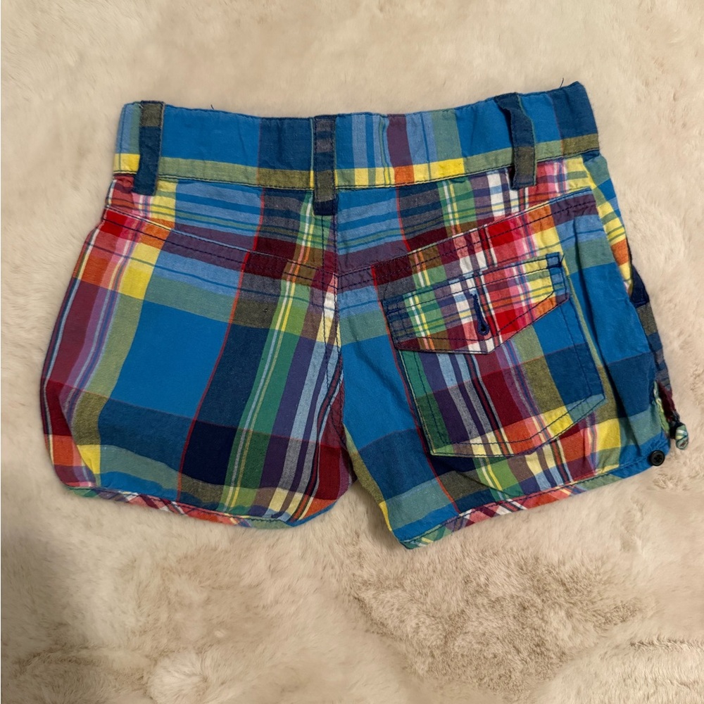 Kids Ralph Lauren Colorful Plaid Shorts - Picture 2 of 3